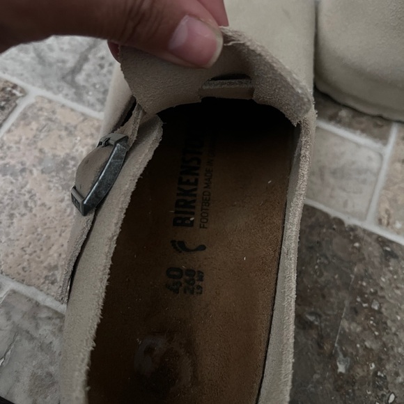 Birkenstock London Men's Light Beige Suede Loafers - Picture 5 of 5